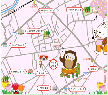 かすみ幼稚園MAP